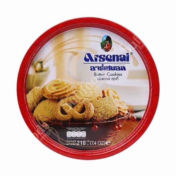 Banh Quy Bo Arsenal Butter Cookies 210g