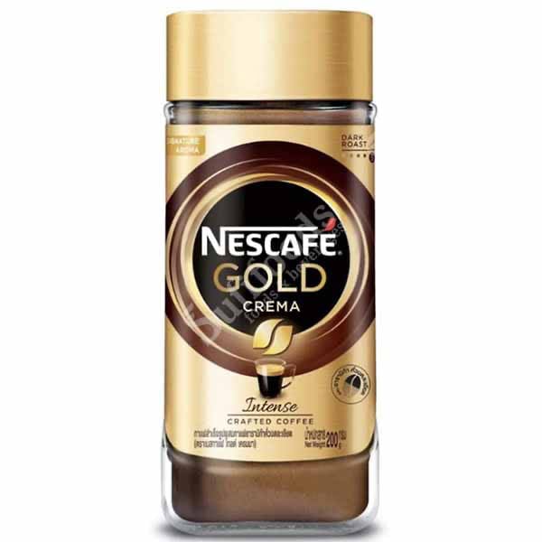 Cafe Hoa Tan Ket Hop Rang Xay Nescafe Gold Creama Intense 200g